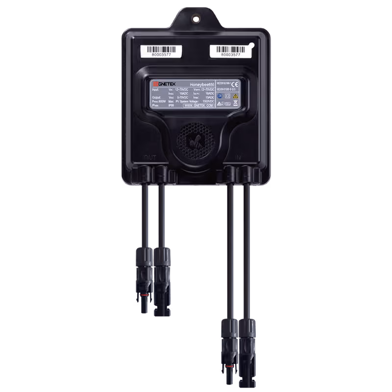 (maks. moc wejściowa: 650W, maks. napięcie wejściowe: 75V, maks. prąd wejściowy: 15A, maks. moc wyjściowa: 650W)
